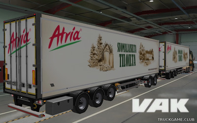 Мод "Ownable Vak Trailers v2.7.7" для Euro Truck Simulator 2