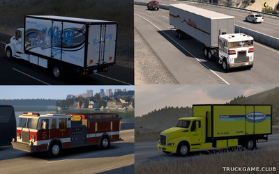 Мод "Fictional Trucks Traffic Pack v1.0" для American Truck Simulator