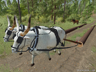 Мод "Forestry Bulls v1.0" для Farming Simulator 22