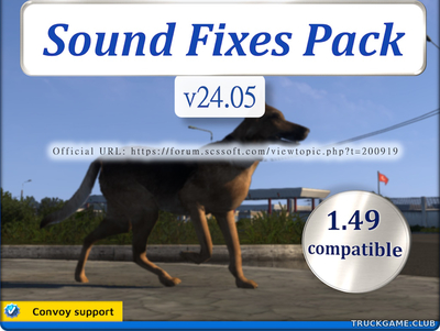 Мод "Sound Fixes Pack v24.05" для American Truck Simulator