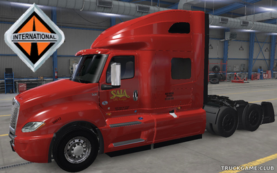 Мод "International LT Saia Skin" для American Truck Simulator