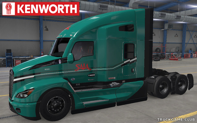 Мод "Kenworth T680 NG Saia Skin" для American Truck Simulator