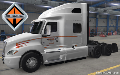 Мод "International LT Navajo White Skin" для American Truck Simulator