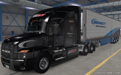 Мод "Bennett Nescar Skins" для American Truck Simulator