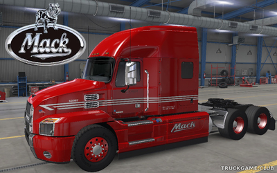 Мод "Mack Anthem Knight Skin" для American Truck Simulator
