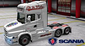 Мод "Scania T Topline King Skin" для Euro Truck Simulator 2