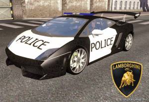 Мод "AI Lamborghini Police" для Euro Truck Simulator 2
