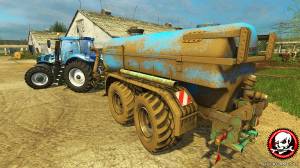 Мод "Zunhammer Water U. Milktrailer V 2.0.1" для Farming Simulator 2015