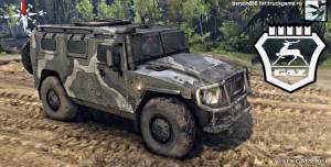 Мод "GAZ-2974 Tiger v1.0" для Spin Tires 2014