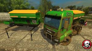 Мод "Amazon In Absetzrahmen V 1.0" для Farming Simulator 2015