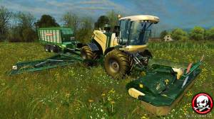 Мод "Krone Big M500 ATTACH v2.0" для Farming Simulator 2015