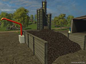 Мод "Placeable Hackschnitzellager v1.2" для Farming Simulator 2015