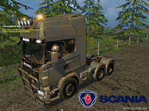 Мод "Scania R730 Silver v3.0" для Farming Simulator 2015