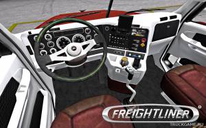 Мод "Freightliner Coronado White Interior" для Euro Truck Simulator 2