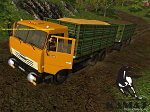 Мод "KamAZ-45143 & NefAZ-8560 v1.0" для Farming Simulator 2015