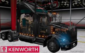 Мод "Kenworth T800 7 Spurs Trucking Skin" для Euro Truck Simulator 2