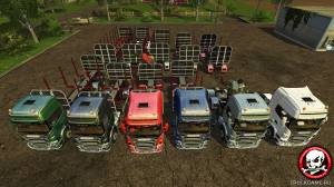 Мод "Scania 730 and Trailers MegaPack v 2.0" для Farming Simulator 2015