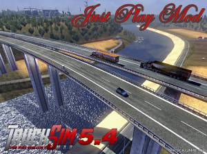 Мод "Just Play mod for TSM Map v5.4" для Euro Truck Simulator 2