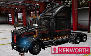 Мод "Kenworth T800 Express Skin" для Euro Truck Simulator 2