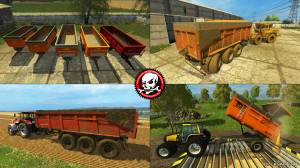 Мод "Pack benne Dezeure" для Farming Simulator 2015