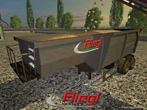 Мод "Fliegl Auflieger v1.0" для Farming Simulator 2015