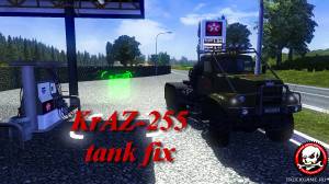 Мод "KrAZ-255 tank fix" для Euro Truck Simulator 2