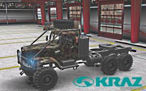 Мод "KrAZ-255 Army Skin" для Euro Truck Simulator 2