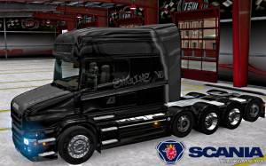 Мод "Scania T Longline TT Skin" для Euro Truck Simulator 2