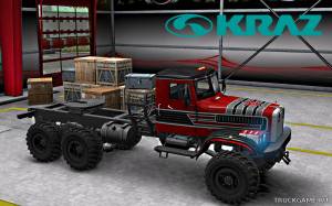 Мод "KrAZ-255 Red Alert Skin v1.0" для Euro Truck Simulator 2