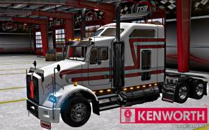 Мод "Kenworth T800 Trans – Scotti Skin" для Euro Truck Simulator 2