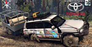 Мод "Toyota Land Cruiser v2.0" для Spin Tires 2014