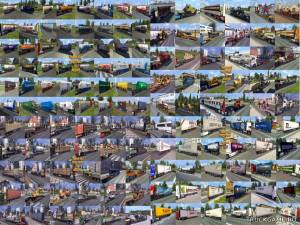 Мод "Trailers and cargo pack by Jazzycat v3.1" для Euro Truck Simulator 2