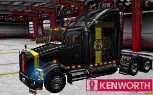 Мод "Kenworth T800 Super Bee Skin" для Euro Truck Simulator 2
