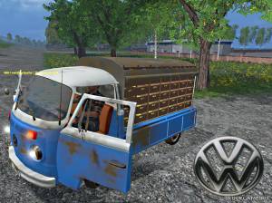 Мод "Volkswagen Transporter T2B 1972 Obstkisten v1.0" для Farming Simulator 2015