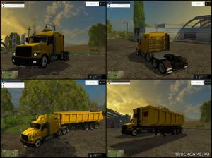 Мод "ГАЗ TITAN & Trailer v1.1" для Farming Simulator 2015