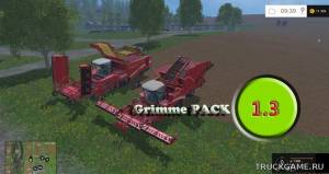 Мод "Grimme Set v1.3" для Farming Simulator 2015
