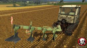 Мод "Agrozet 4 Schar Plow V 1.0" для Farming Simulator 2015