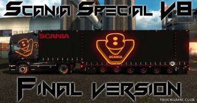 Мод "Scania Special V8 Pack v3.0 Final Version" для Euro Truck Simulator 2