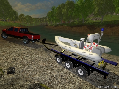 Мод "Boat Trailer v1.0" для Farming Simulator 2015