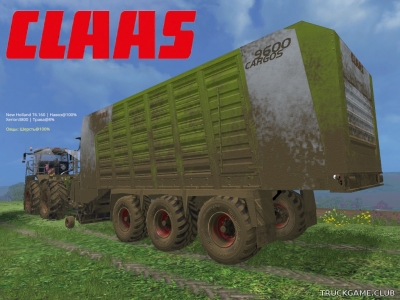 Мод «Claas Cargos 9600 v1.0» для Farming Simulator 2015