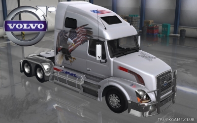 Мод "Volvo VNL 670 USA Eagle Skin" для American Truck Simulator