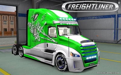 Мод "Freightliner Inspiration BST Skin" для Euro Truck Simulator 2