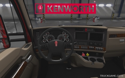 Мод "Kenworth T680 New Gauges" для American Truck Simulator