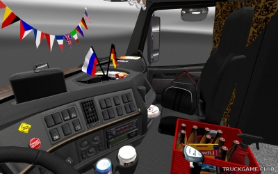 Мод "Addons for DLC Cabin V3.8.1" для Euro Truck Simulator 2