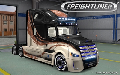 Мод "Freightliner Inspiration BL Transportation LLC Skin" для Euro Truck Simulator 2