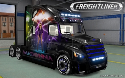 Мод "Freightliner Inspiration Madonna Skin" для Euro Truck Simulator 2