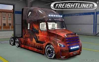 Мод "Freightliner Inspiration Dragon Skin" для Euro Truck Simulator 2