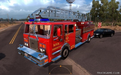 Мод "Two Fire Trucks" для American Truck Simulator