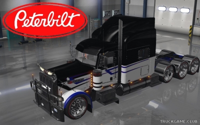 Мод "Peterbilt 389 Eilen Trucking Skin" для American Truck Simulator