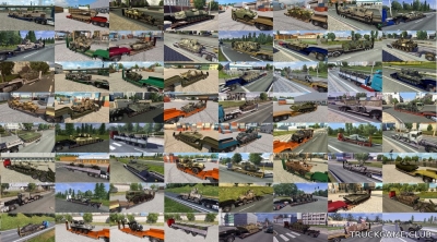 Мод "Military cargo pack by Jazzycat v1.8" для Euro Truck Simulator 2